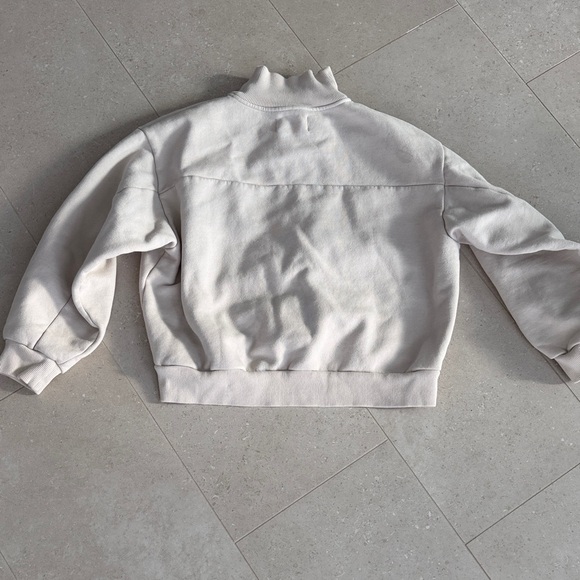 Everlane Cream Quarter-Zip Sweatshirt - Picture 5 of 8